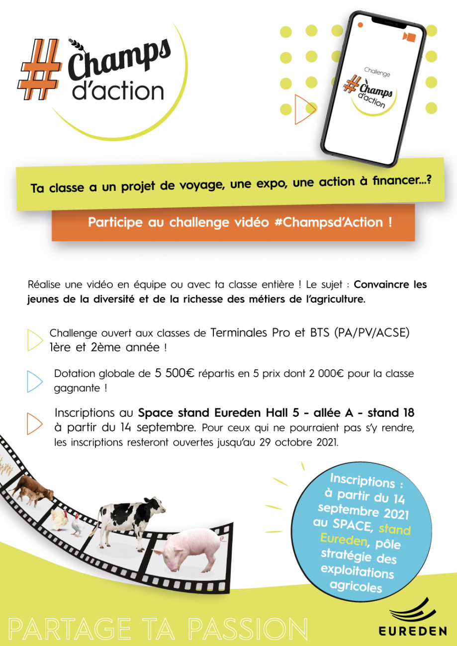 #Champsd’Action : le challenge pour les étudiants du secteur agricole par Eureden