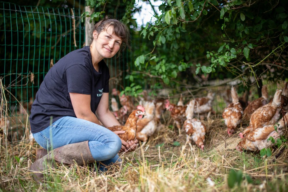 EUREDEN 16072024 SERENT 21 Nolwenn Posseme Oeuf Poules Agricultrice JA
